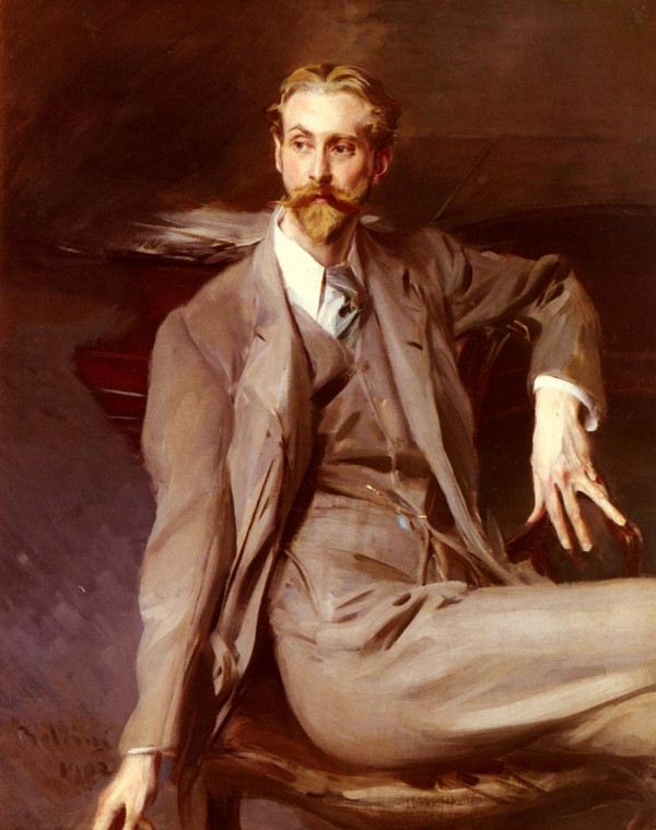 Portrait of the Artist Lawrence Alexander Harrison by Giovanni Boldini